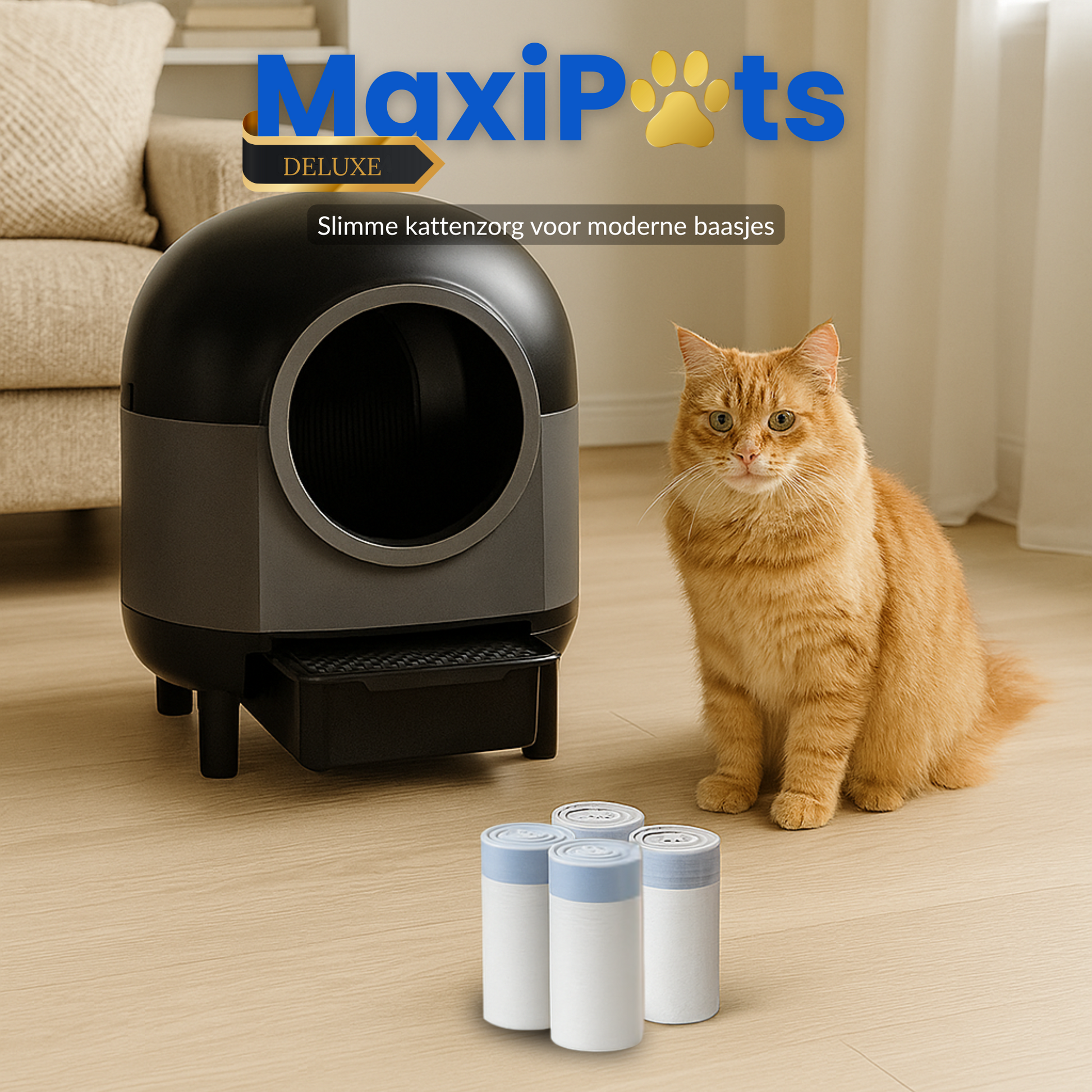 Kattenbak zakken Maxipets